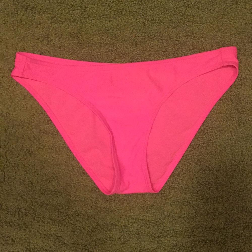NWOT Basic Neon Pink Swim Bottoms